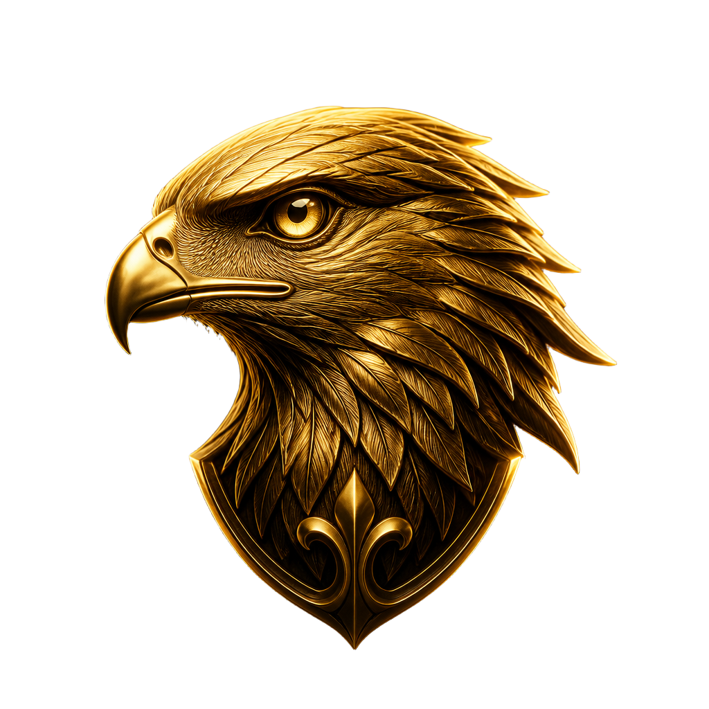 55xBoss golden falcon emblem